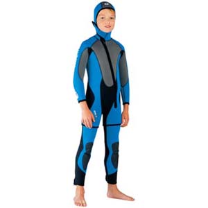 Aqua Lung детский комбинезон + куртка со встроенным шлемом Flipper
