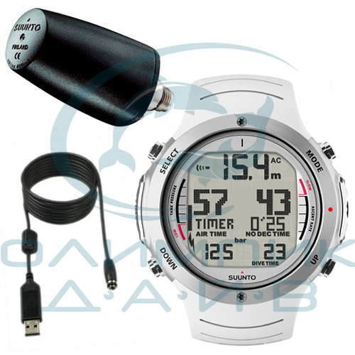 Suunto D6i White с трансимттером & USB
